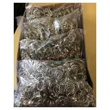 4 BAGS OF KEY RINGS