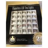 25 PC FLAMELESS TEA LIGHTS