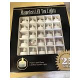 25 PC FLAMELESS TEA LIGHTS