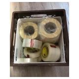 CRATE OF 35 ROLLS PACKING TAPE