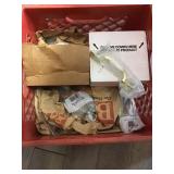 CRATE OF CABINET AND FURNITURE HARDWARE