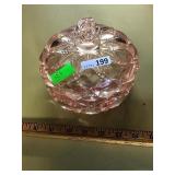 PINK CANDY DISH WITH LID