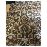 2 X 3 FT  GREY BROWN AND TAN RUG