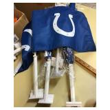 8 COLTS CAR WINDOW FLAGS