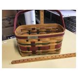 2008 WRAP IT UP LONGABERGER BASKET SILVER TAG