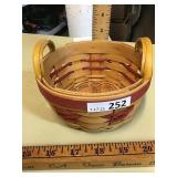 1999 TREE TRIMMINGS LONGABERGER BASKET