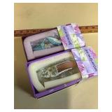 2 DECORATOR SHOE FIGURINES