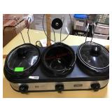 TRU SLOW 3 CROCK SLOW COOKER