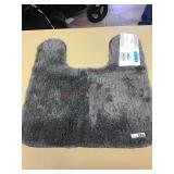 GREY BATHROOM CONTOUR RUG