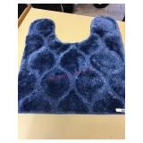 BLUE BATHROOM CONTOUR RUG