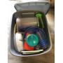 TOTE WITH FOOD STORAGE CONTAINERS