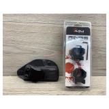 1" scope rings set. And holster