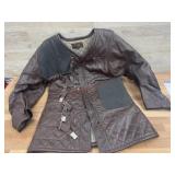 Leather size 40 shooting jacket