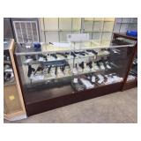 70x38 glass display case. Contents not included
