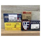 Mixed ammo lot 44 mag, 32 auto, 380 ACP, 38 super