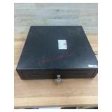 Black locking cashbox