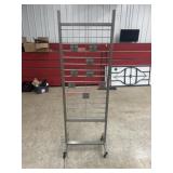 72x24 rolling metal Dispaly rack
