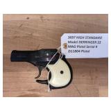 3697 HIGH STANDARD Model DERRINGER 22 MAG Pistol S