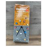 Visichalk target wheel