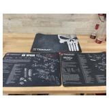 3 bench mats walther PPQ, HK VP9SK, punisher