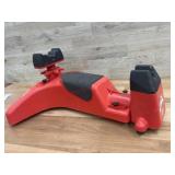 Red predator shooting sled
