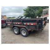 2013 PJ D7142 Dump trailer 18 ft x 8 ft wide
