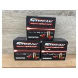 Streak visual ammunition 9mm 115 gr 20 per box