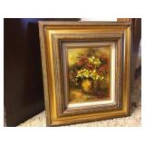 8x10 Floral oil on canvas