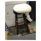 Wood stool