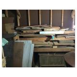 Large lot of various lumber
