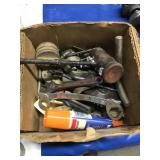 Box lot of misc. tools