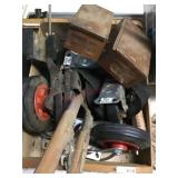 Crate with castors/ misc. tools