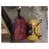 Gas can and air tank