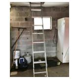 16 Foot aluminum ladder