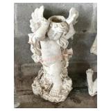 Cherub gazing ball stand