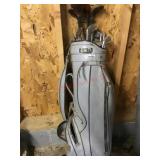 Golf bag and clubs