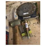 Saw blades/ hitch pins and misc.