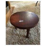 Wood milking stool
