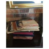Old music books and sheet music