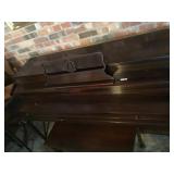 Winter New York piano and bench