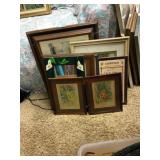 8 Various pictures in frames