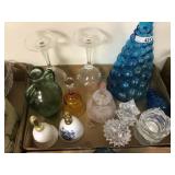 Flat of bells/ vase/ glasses