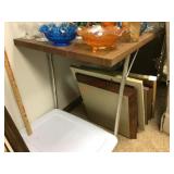 Metal folding table