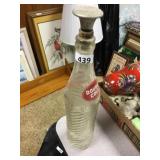 Double crown bottle with laundry water shaker