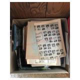 Box of old photos and albums