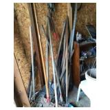 Broom/ rakes garden tools