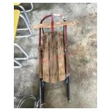 Wood sled