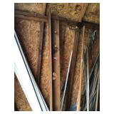 Wood wall shelf