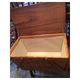 Wicker picnic basket