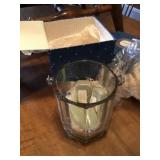 Crystal Estee Lauder bucket with soaps